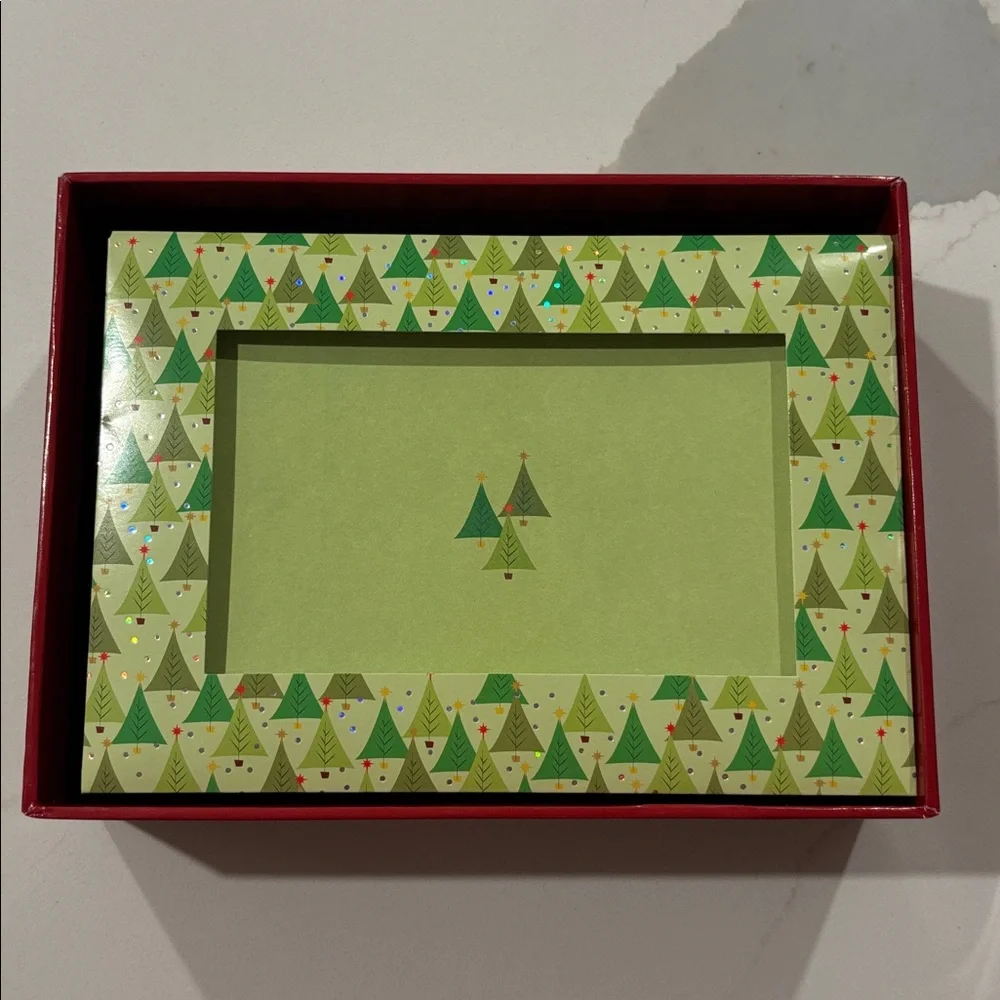 Papyrus Penguin and Tree Holiday Photo Insert Card Set.. NWT